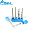 BFL Carbide Taper Ball Nose End Mills For Wood Cutting